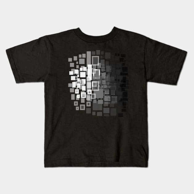 Hue Block Party Kids T-Shirt by AYar